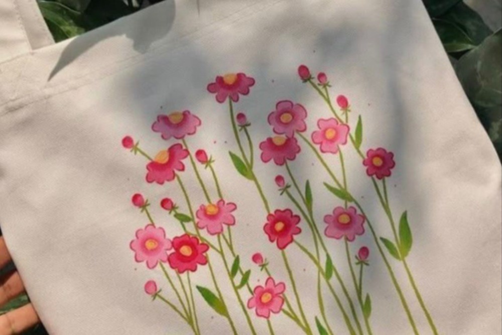 Malované tašky workshop