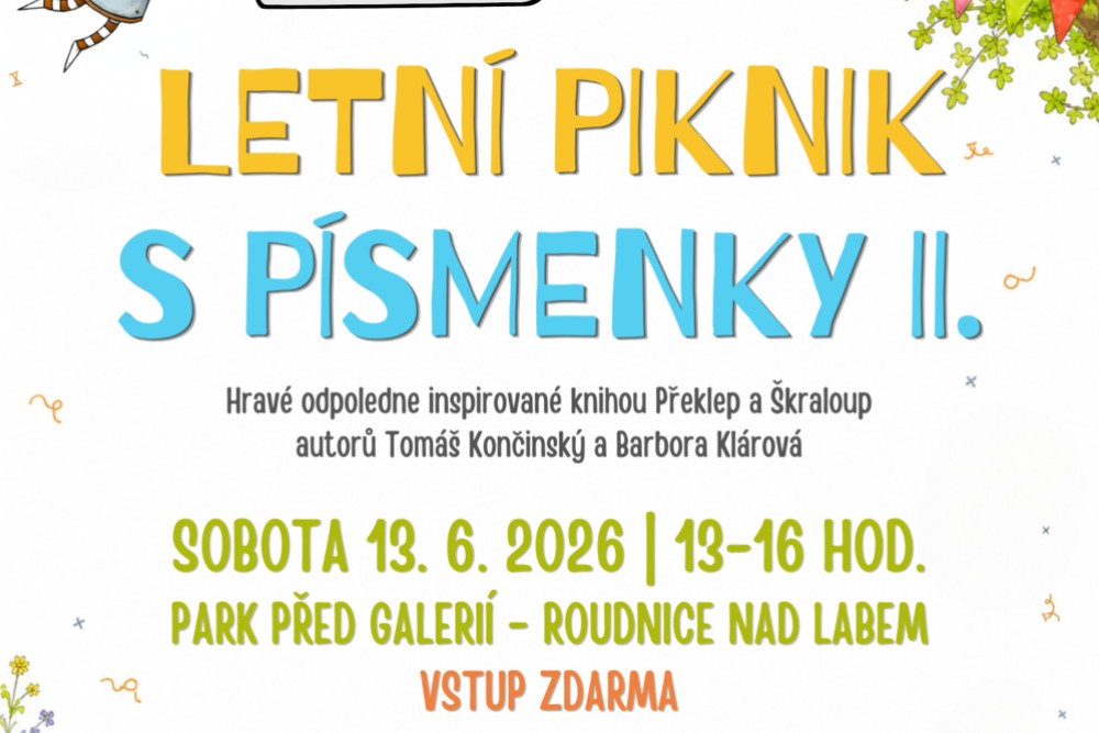 ZRUŠENO  - Letní piknik s písmenky II.