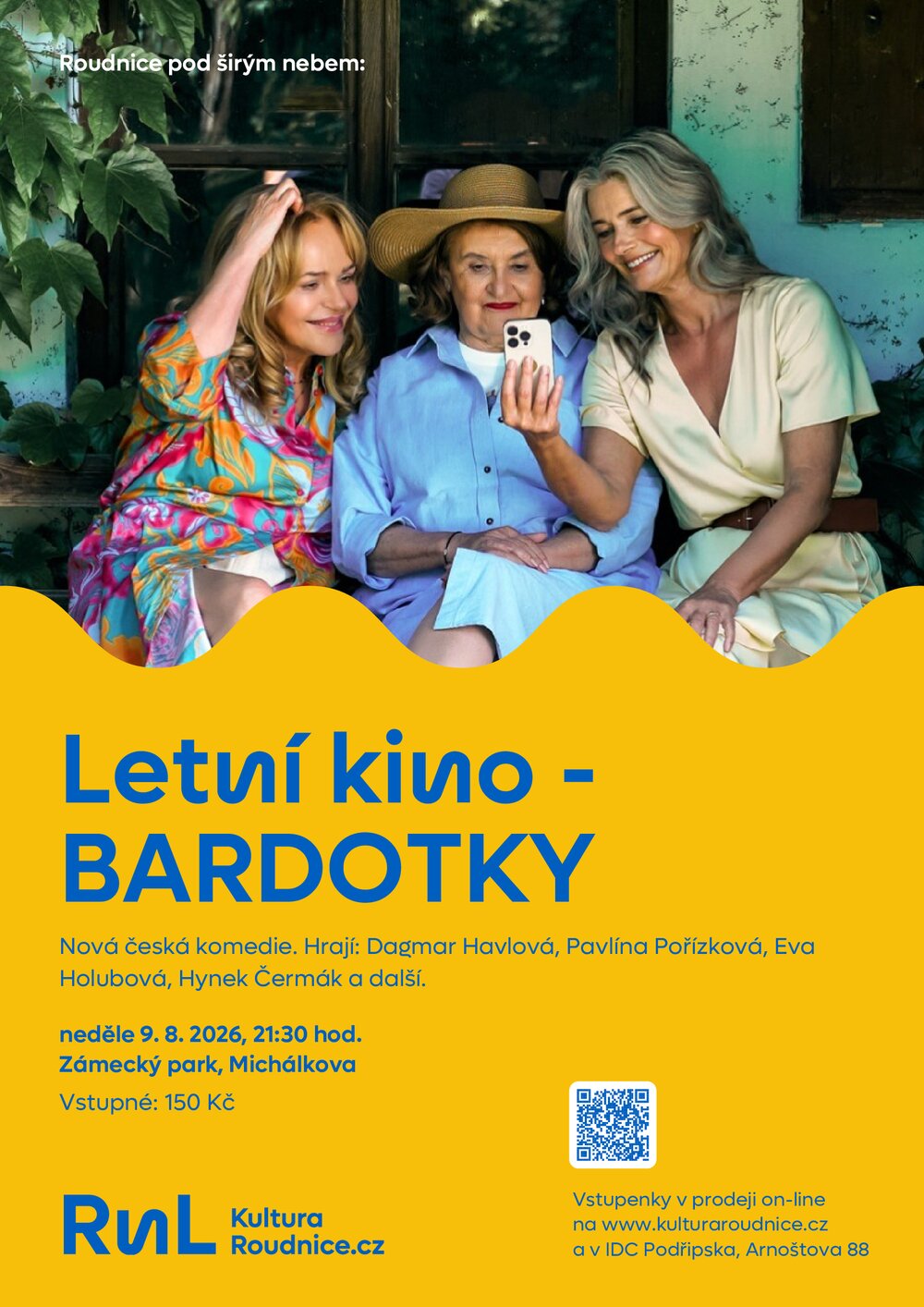 Plakát – Letní kino - BARDOTKY