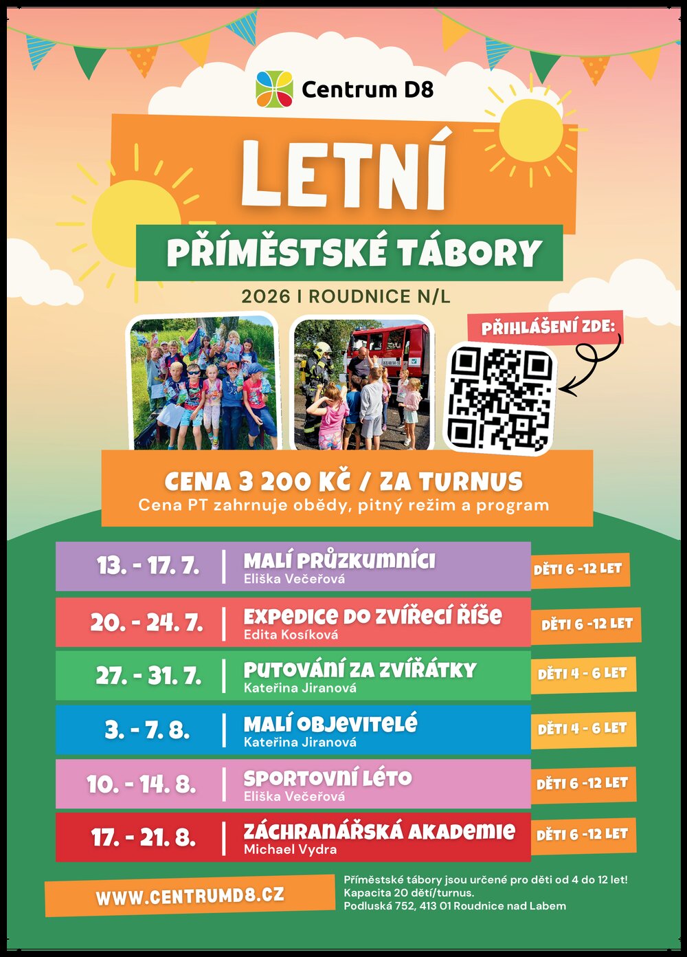 Plakát – Expedice do zvířecí říše - příměstský tábor