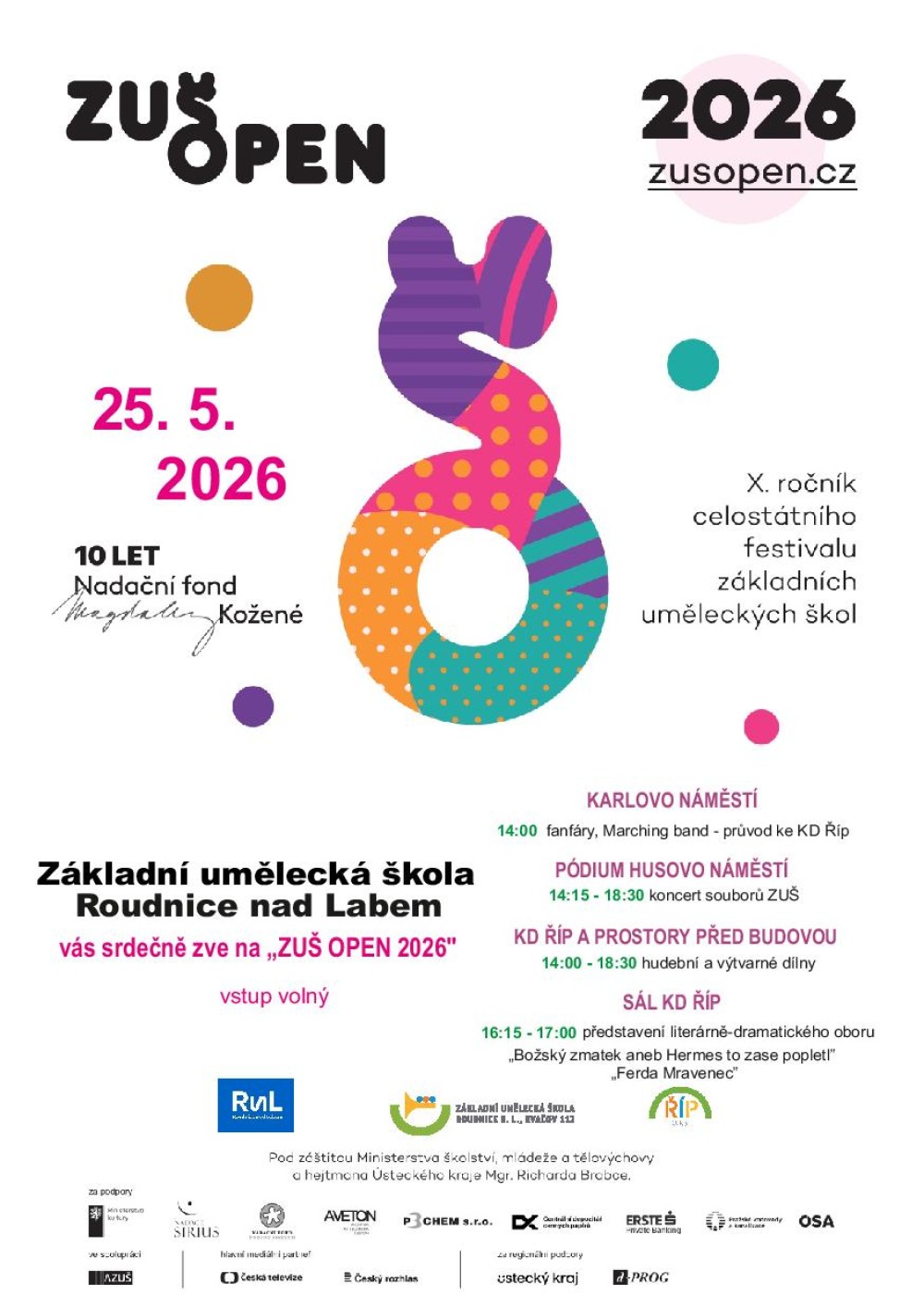 Plakát – ZUŠ Open 2026