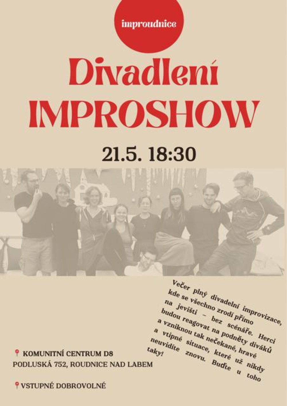 Plakát – Divadelní improshow