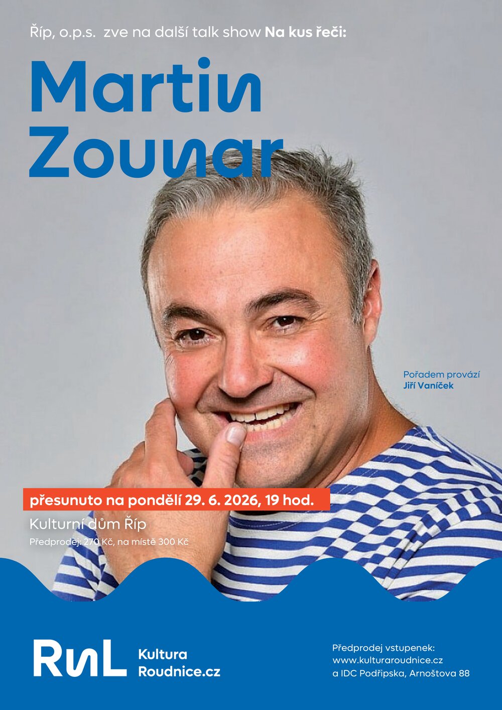 Plakát – Na kus řeči s Martinem Zounarem