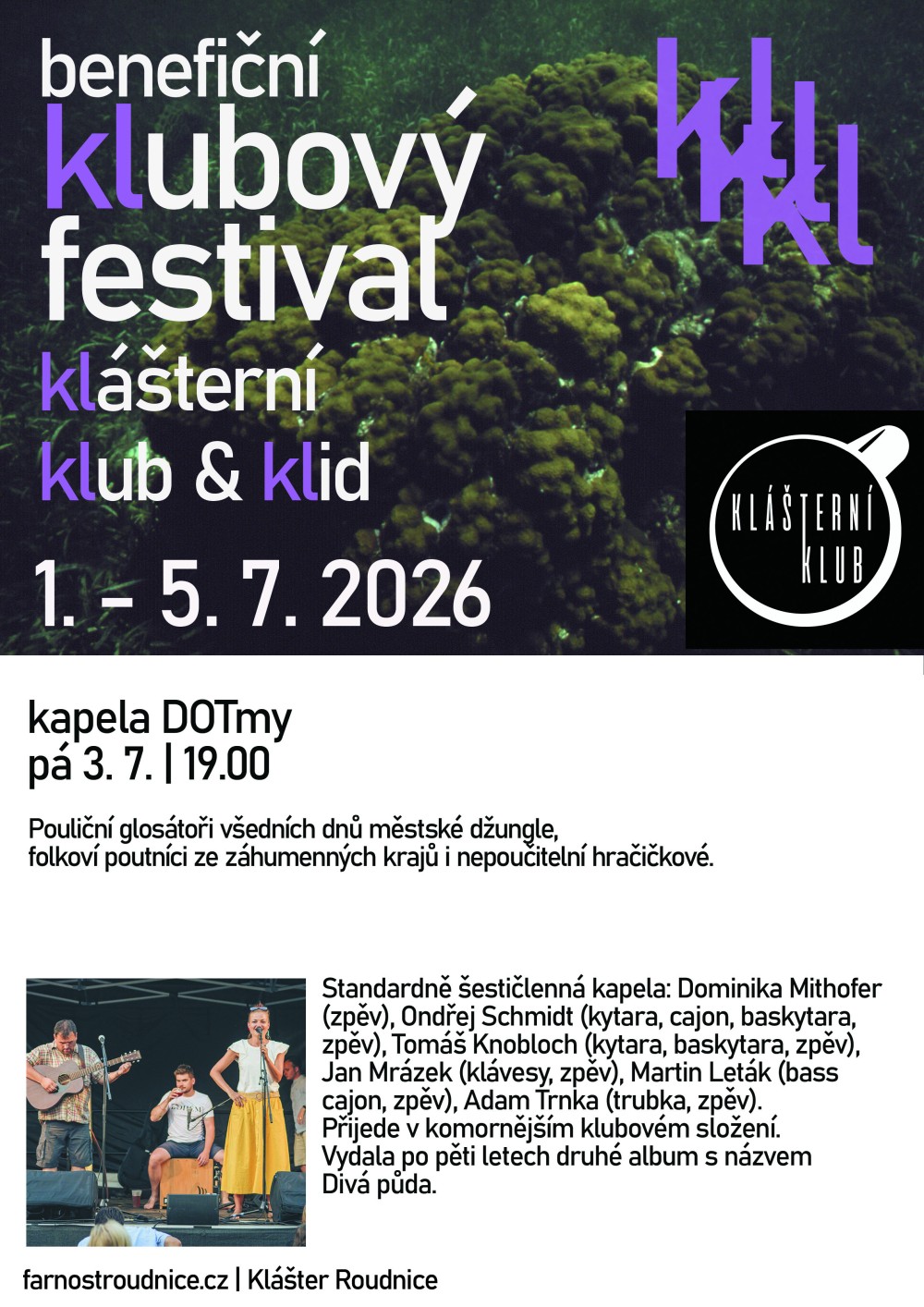 Plakát – Kapela DOTmy