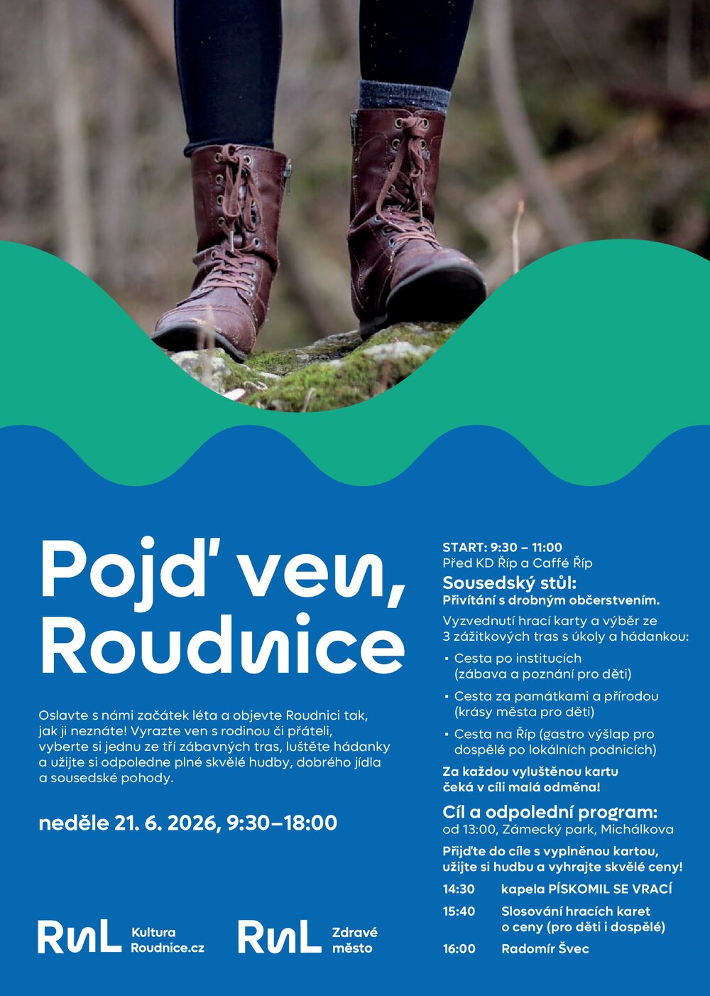 Plakát – Pojď ven, Roudnice!
