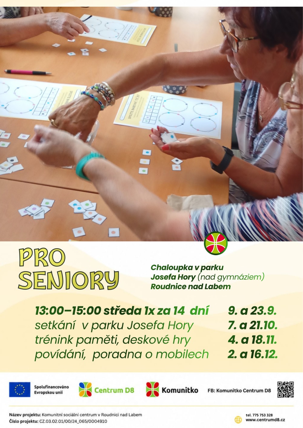 Plakát – senioři v parku 7. a 21.10.