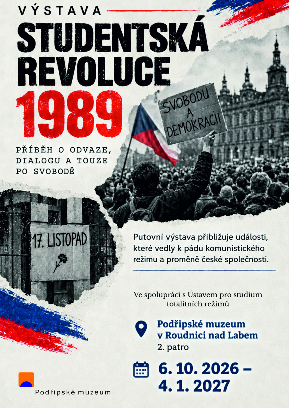 Plakát – Studentská revoluce 1989